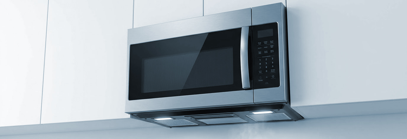 Four micro-ondes avec hotte