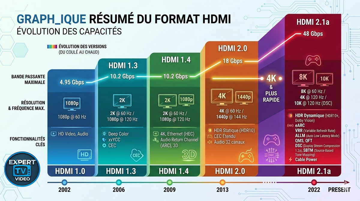 Formats HDMI